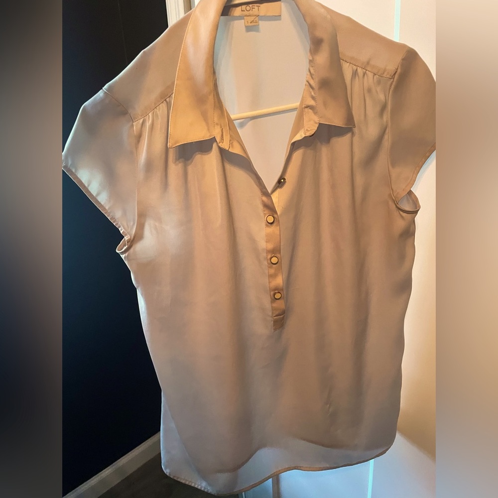 Loft silk top